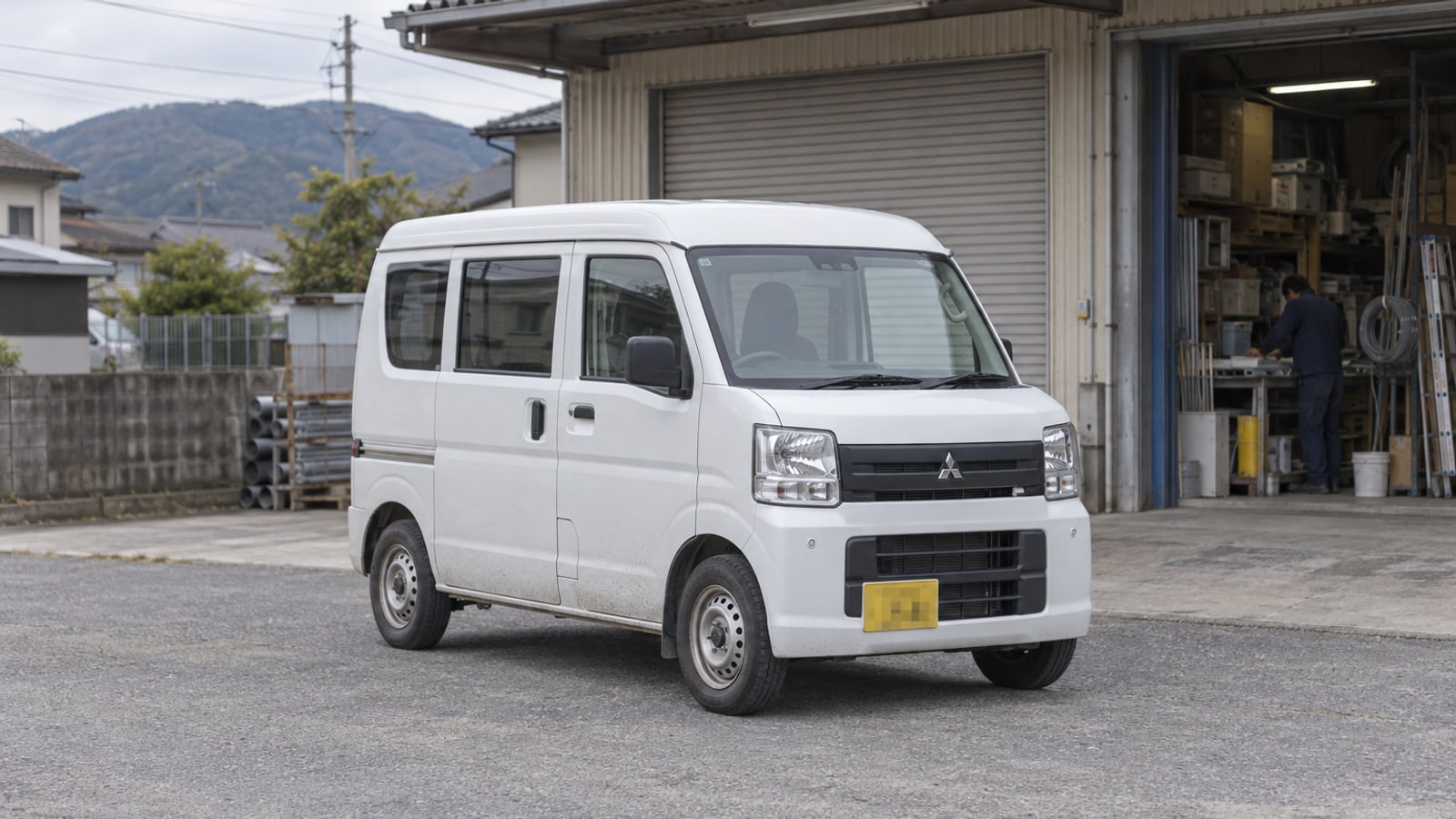 三菱 ミニキャブバン(軽バン)の外観